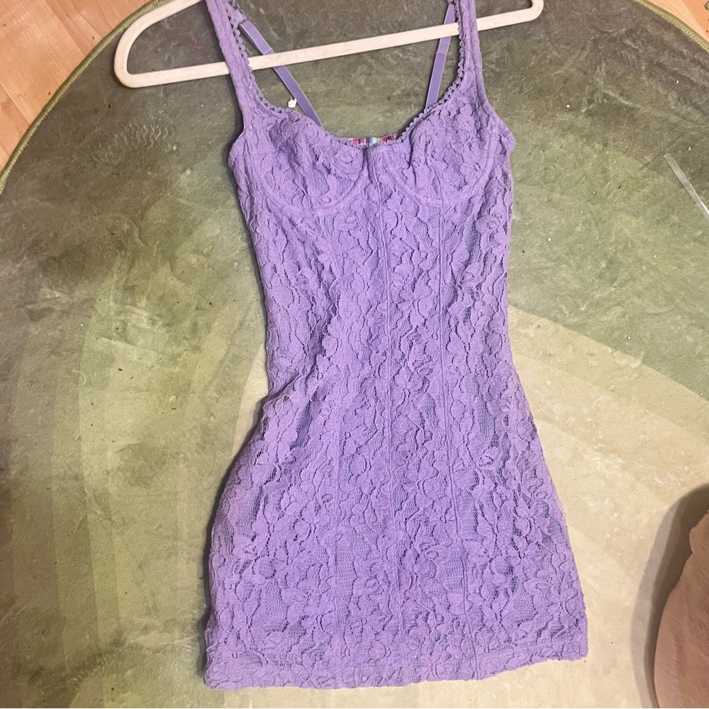 Lace minidress